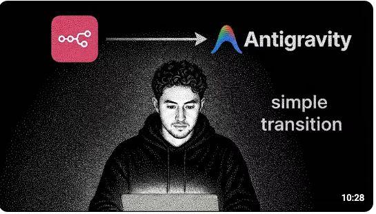 다크 그레인 인물 썸네일 - Antigravity 트랜지션 튜토리얼