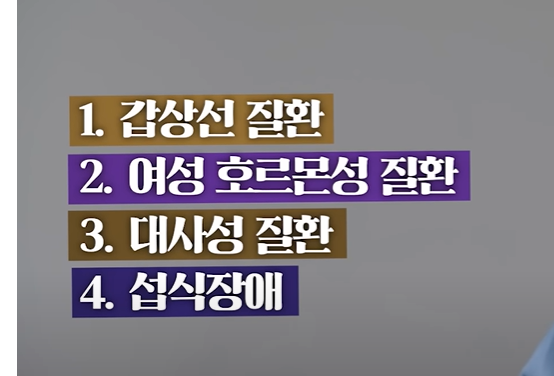 노란 하이라이트 리스트