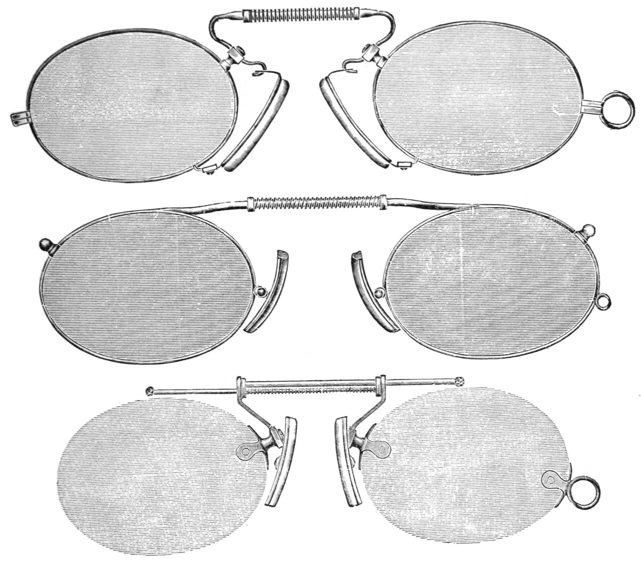 Spectacles and eyeglasses- their forms, mounting, and proper adjustment 1895 (2nd edition) Fig. 11